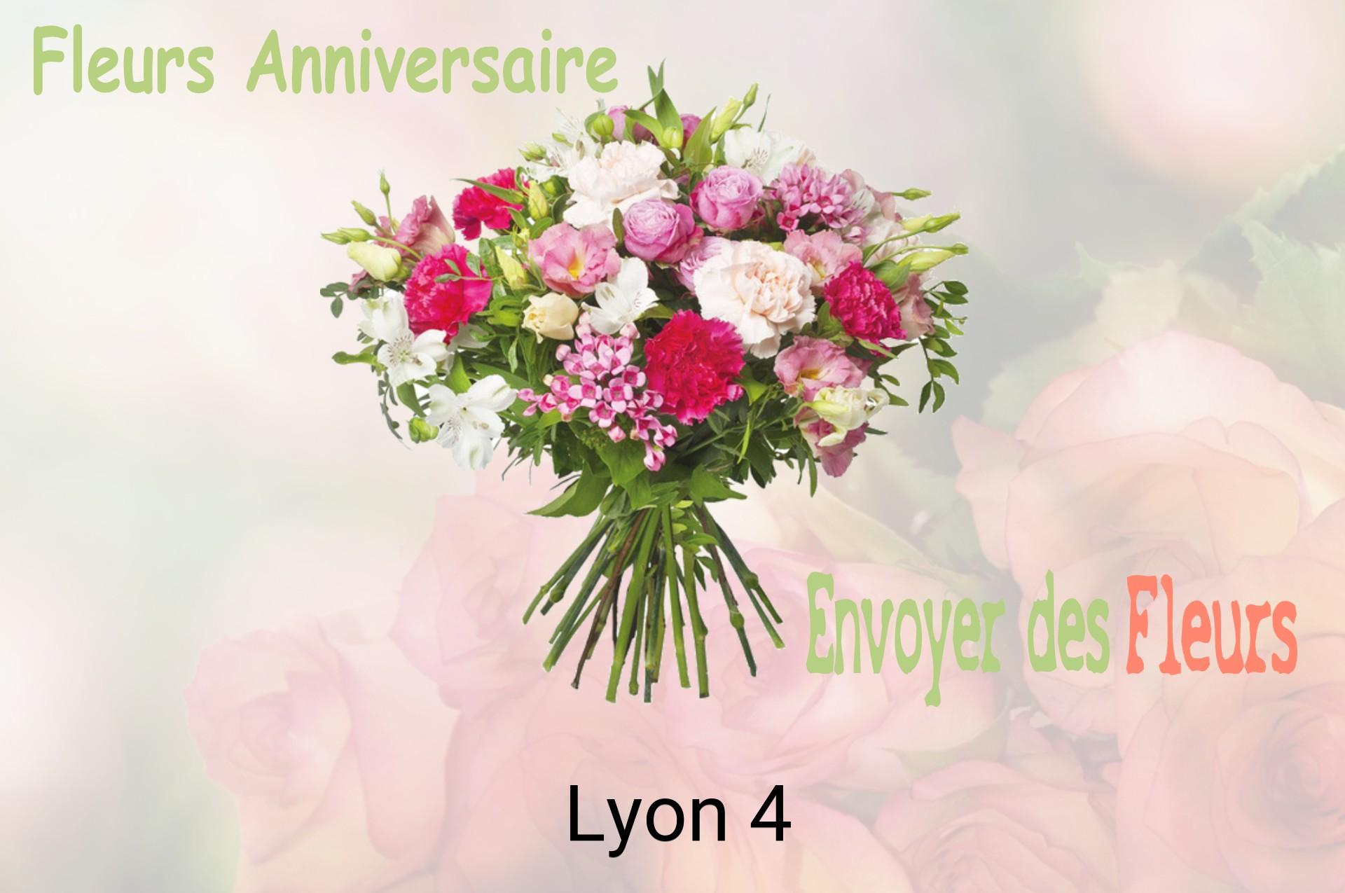 Bouquet de fleurs d’anniversaire livré à Lyon-4