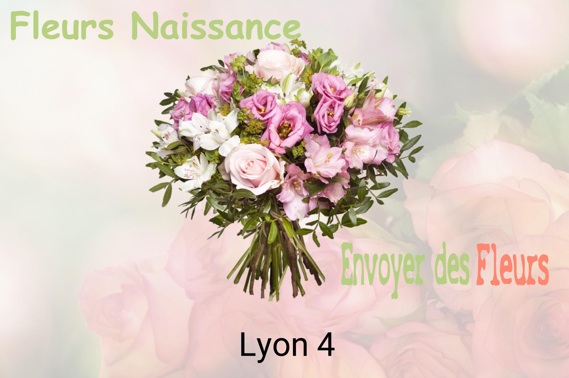 Bouquet de fleurs de naissance livré à Lyon-4